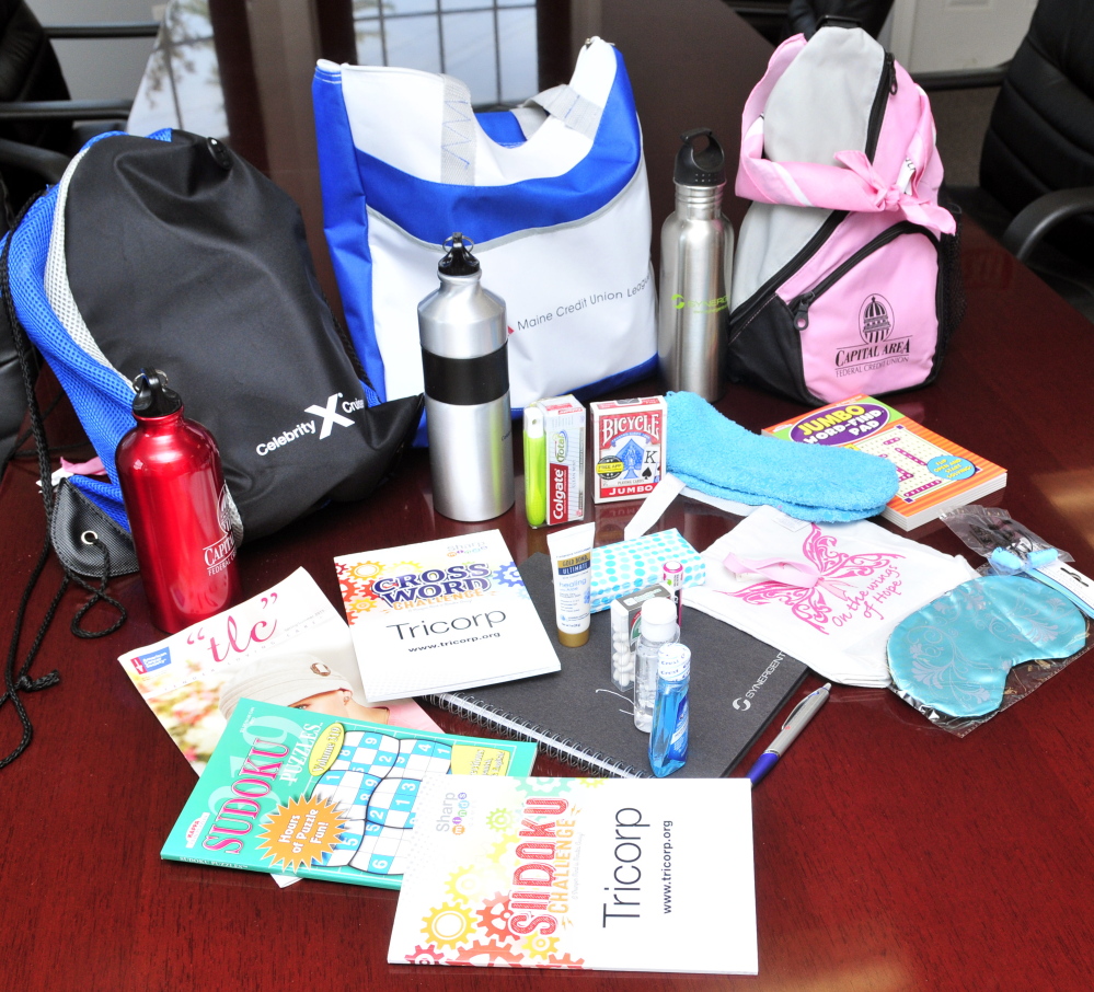 Diana Winkley got the backing of the Capital Area Federal Credit Union in launching the goodie-bag program for chemo patients.