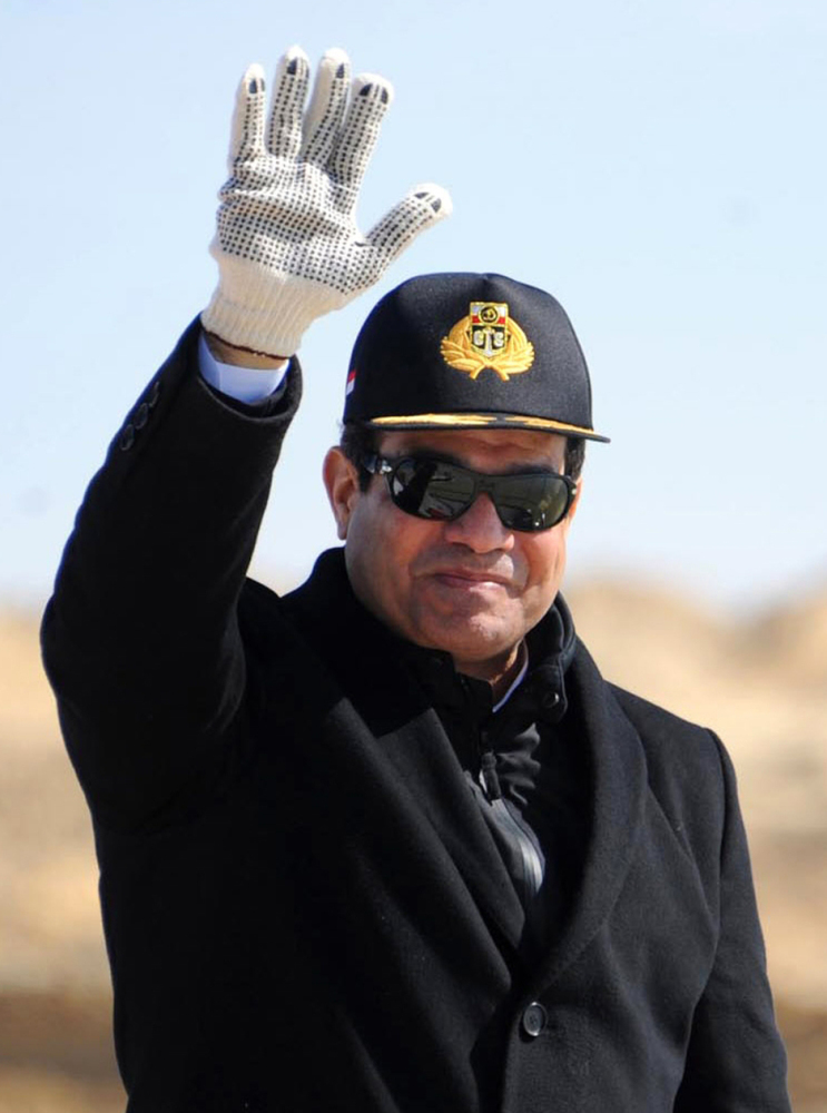 Egypt’s President Abdel-Fattah el-Sissi is credited with the “brilliant idea” of extending the Suez Canal.