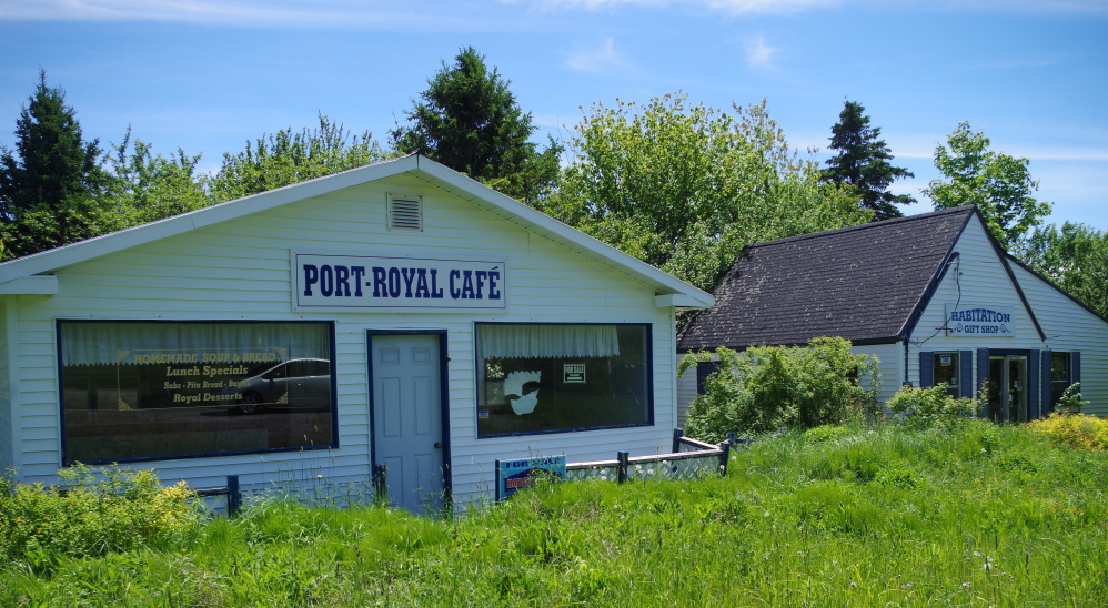 A defunct gift shop and restaurant sit abandoned in Granville, Nova Scotia. Many rural areas in the Maritimes have shrunk in population and can’t afford to pay for town services.