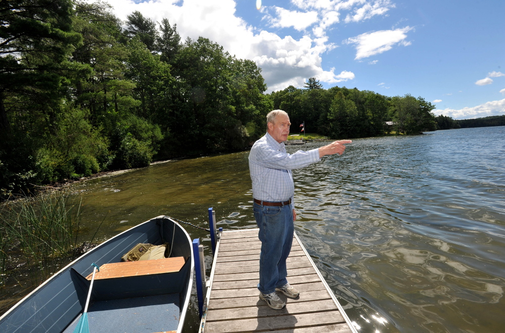 Frank Richards, president of the Webber Pond Association, said the pond’s water used to “look like a green milkshake.”