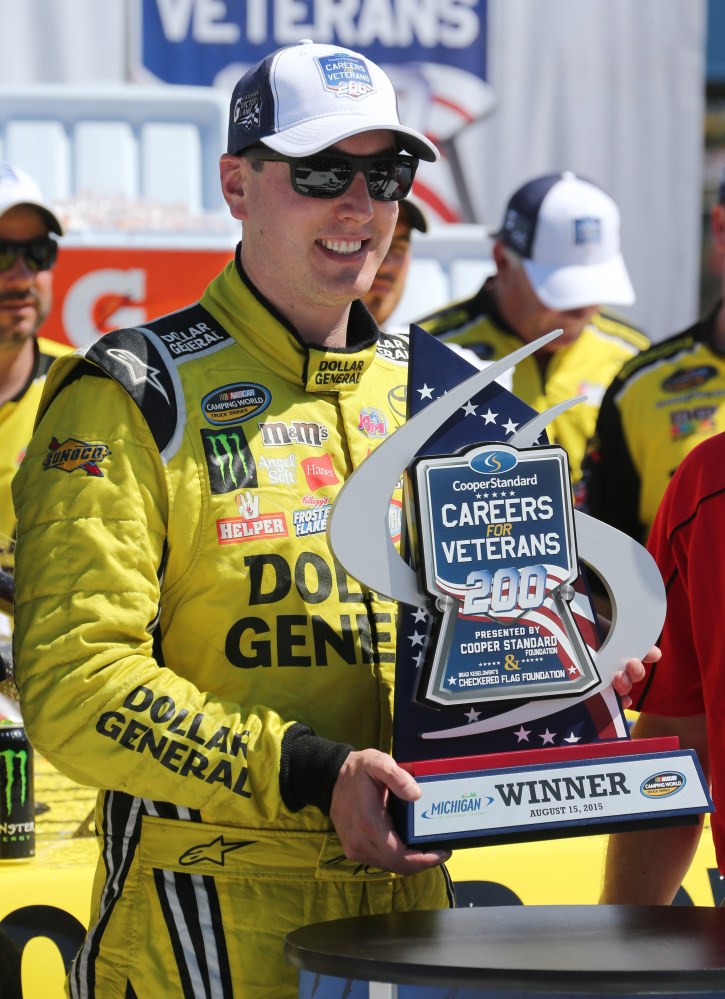 It was a Saturday of highs and lows for Kyle Busch, whose wreck during Sprint Cup practice in the morning pushed him to the back of the lineup for Sunday’s race. Later, Busch overcame a penalty for speeding on pit road to earn his 44th career Truck Series victory.