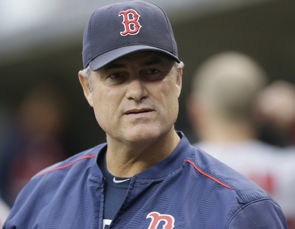 Red Sox Manager John Farrell says, "We know what's transpired the last two years, but those years are behind us."