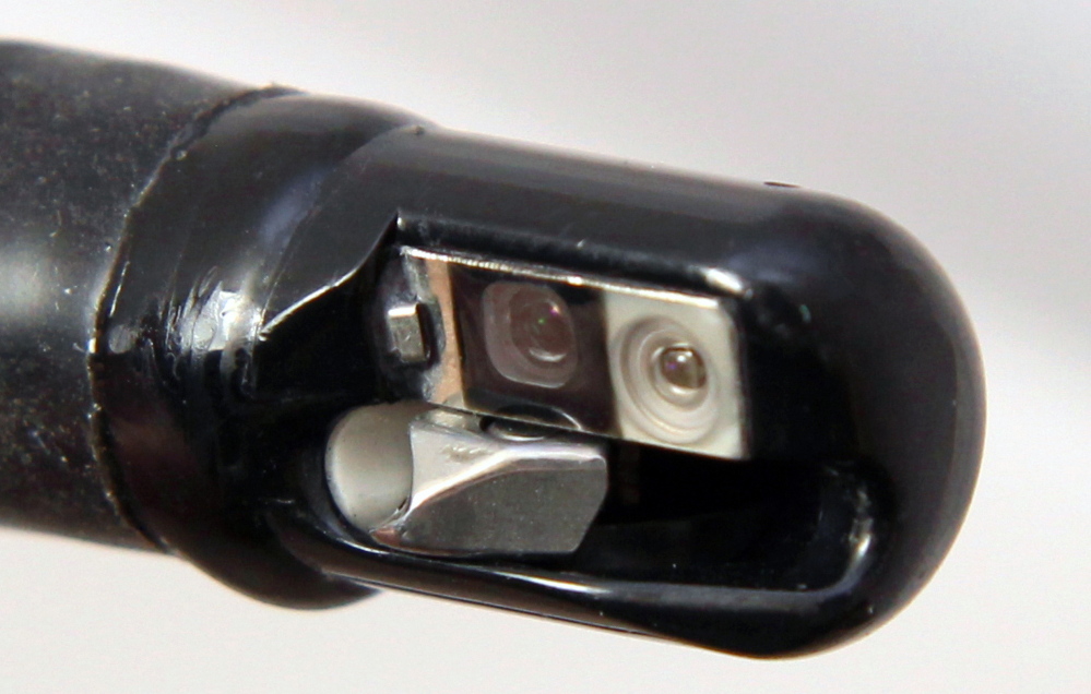 The tip of a duodenoscope is notoriously difficult to clean. Bodily fluids and other debris can stay in the device’s joints and crevices even after disinfection.