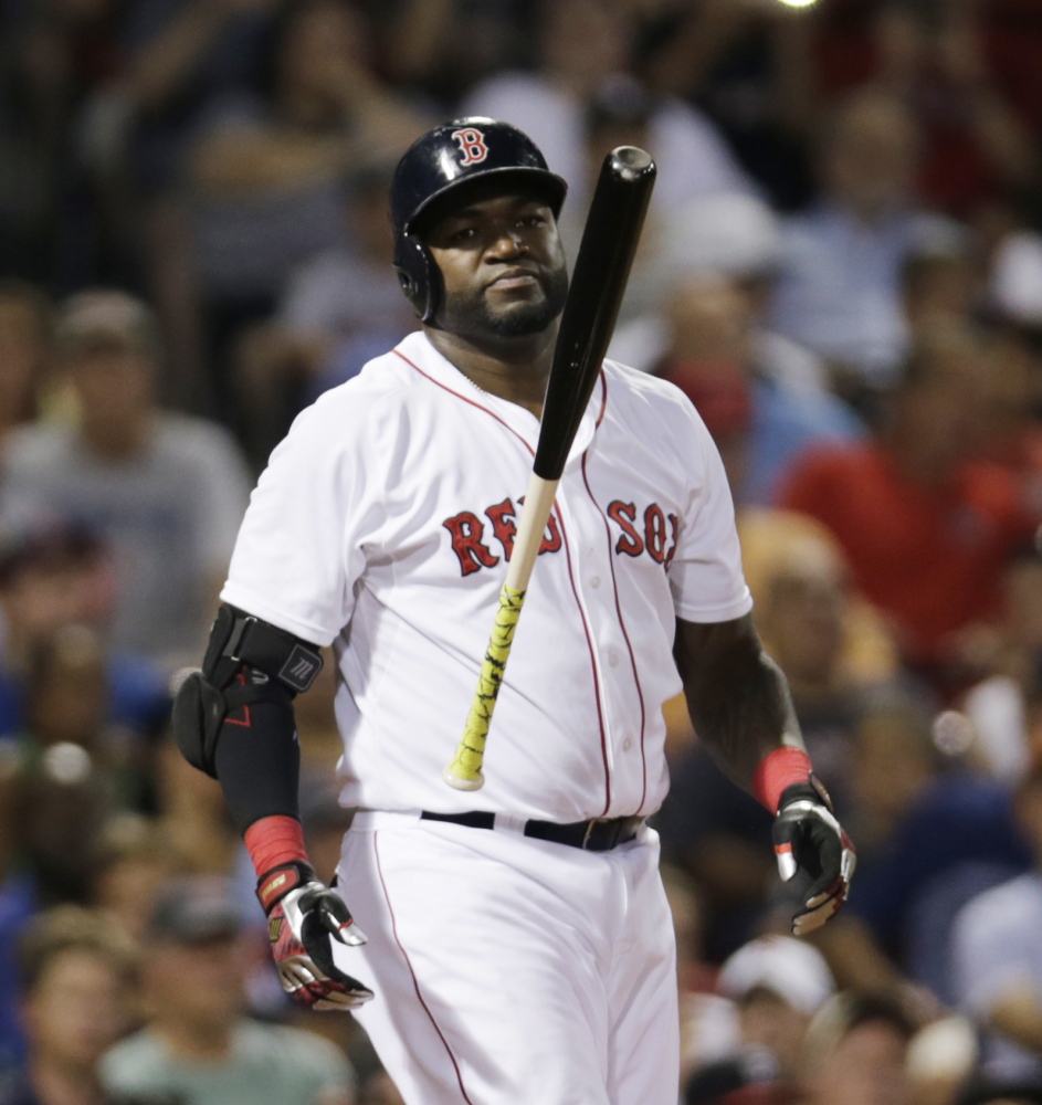 It was a frustrating night for Red Sox designated hitter David Ortiz, who went 1 for 4 in Boston’s 8-2 loss to the Cleveland Indians on Monday in Boston. 
The Associated Press