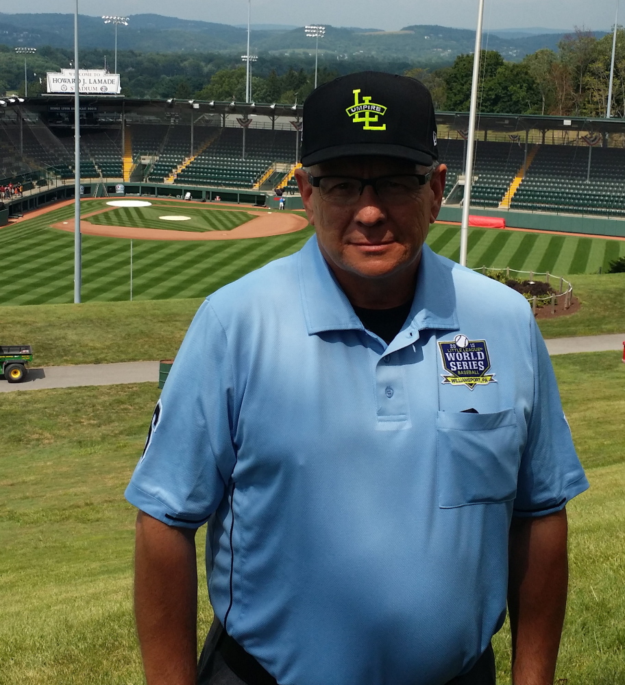 Bill Finley of Portland will become just the fourth Mainer to umpire at the Little League World Series in Williamsport, Pa.