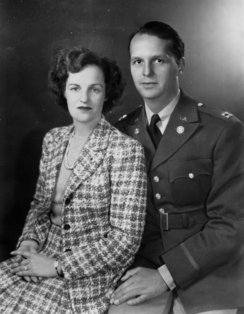 Theo Pozzy and his wife, Dorothy. Pozzy spent three years in the Pacific Theater during World War II, returned to Bangor in 1954 and became a well-known volunteer there.