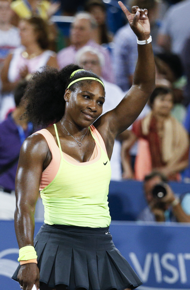 Serena Williams is 28-0 in Grand Slam matches since losing in the third round of  Wimbledon in 2014 to Alize Cornet. The key to beating Williams, Cornet said, is “You need to go on the court and ‘know’ you can win.”