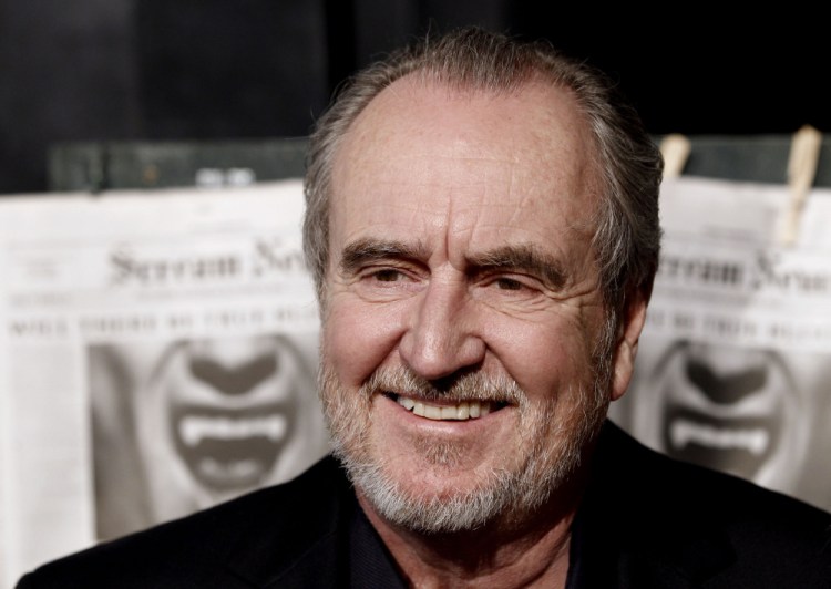 Wes Craven arrives at the Scream Awards in Los Angeles in this 2010 photo. Craven, whose “Nightmare on Elm Street” and “Scream” movies made him one of the most recognizable names in the horror film genre, has died. The Associated Press