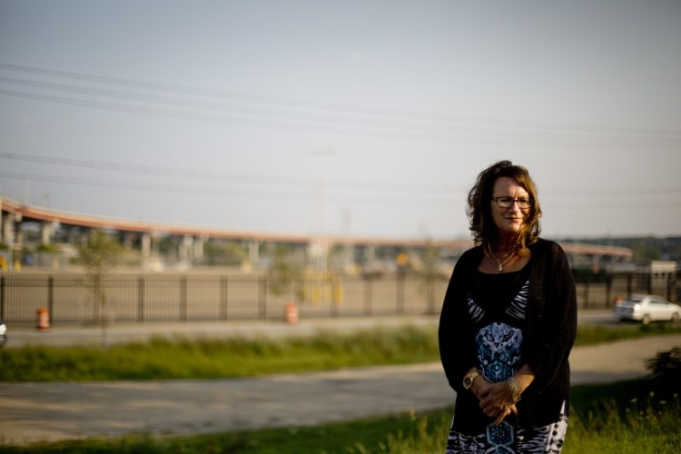 Michelle Brooks, general manager of Americold, poses for a portrait Monday near the site of where her company will build a new cold storage facility.
Gabe Souza/Staff Photographer