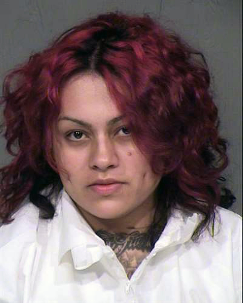 This undated booking photo provided by the Maricopa County Sheriff shows Mireya Alejandra Lopez who was arrested Sunday, Aug. 30, 2015 at a home in Avondale, Ariz. She is accused of drowning her 2-year-old twin sons and attempting to drown a third son. She is jailed on two counts of first-degree murder and one count of attempted murder, with bail set at $2 million. (Maricopa County Sheriff via AP)