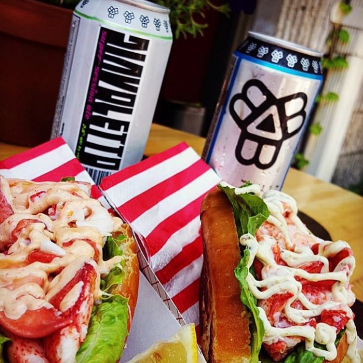 High Roller sells lobster rolls on brioche made by Southside Bakery in South Portland. Courtesy photo