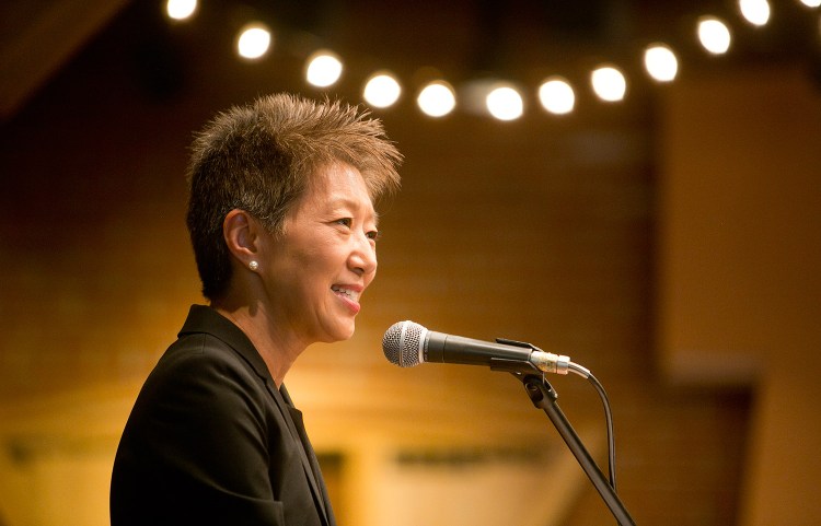 National Endowment for the Arts Chairwoman Jane Chu was scheduled to visit Bates College Museum of Art and Somali Bantu Community Association on Tuesday afternoon in Lewiston and travel to Brunswick on Wednesday to visit Spindleworks, the Bowdoin International Music Festival site on Park Row and the Bowdoin Museum of Art.