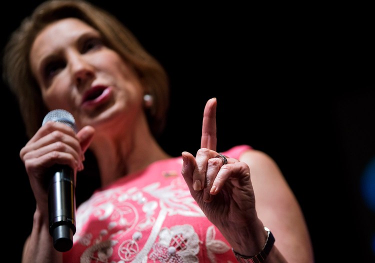 Carly Fiorina plans to back Ted Cruz at the Maine Republican party's convention.
