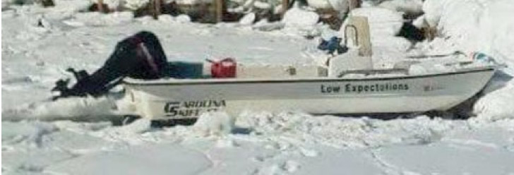 Dana Moy's boat, Low Expectations 
Courtesy Cumberland County Sheriff's Office