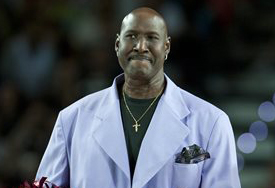 Darryl Dawkins. His nickname, “Chocolate Thunder” was given to him by , Basketball Players