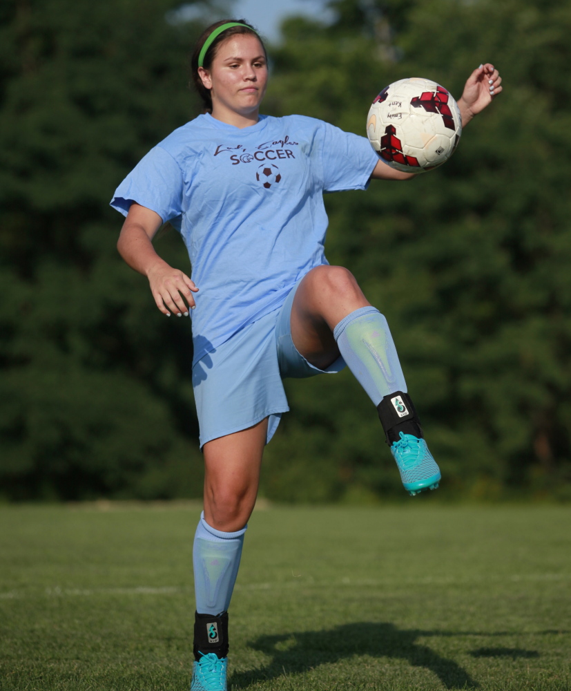 A talented goal scorer, with 48 in her career, Ciera Berthiaume will try to help Windham win its third straight Class A state championship this fall.