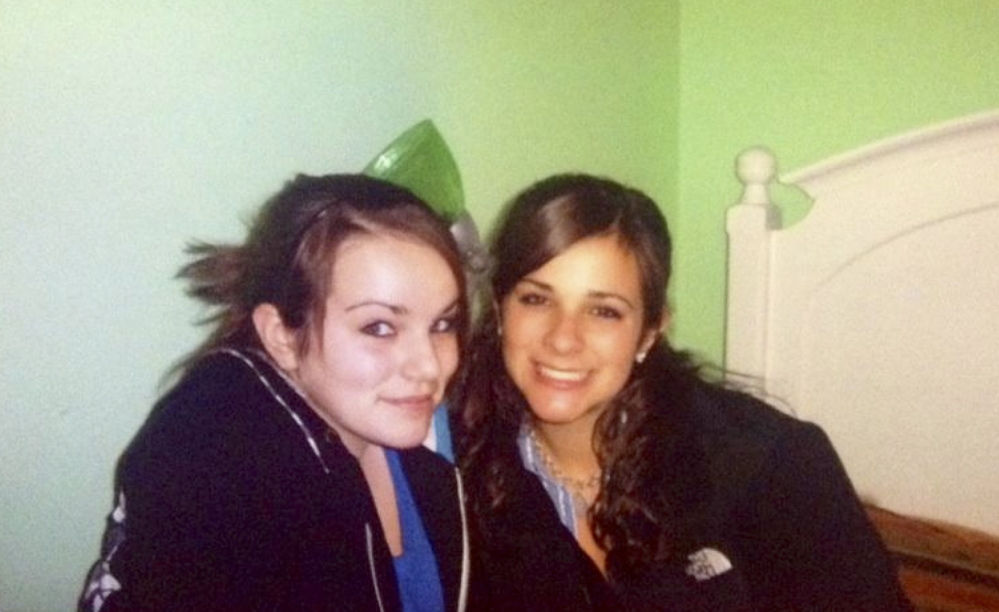 Rachel Remillard and her sister, Cindy, who died of a heroin overdose in November 2012. Courtesy of Rachel Remillard