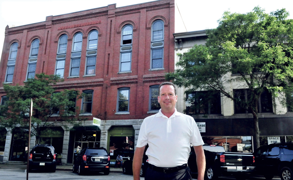 “The Masonic Building is a beautiful building. It’s probably one of the nicer buildings downtown and looks over Castonguay Square,” says its new owner Bill Mitchell.