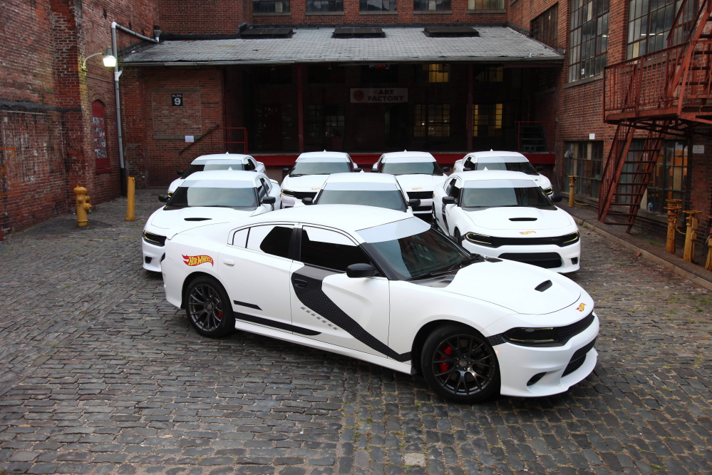 Hot Wheels takes over New York City with a fleet of Star Wars First Order Stormtrooper vehicles to celebrate “Force Friday” on Thursday in Paterson, N.J.
