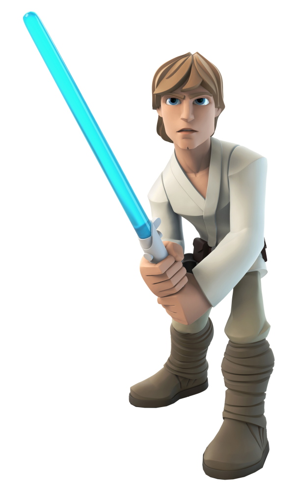 Disney Interactive’s Luke Skywalker figure, part of the Disney Infinity 3.0 “Rise Against the Empire” play set.