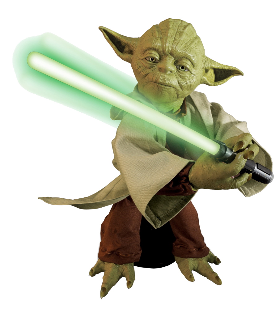 Spin Master Corp.’s Legendary Yoda, a 16-inch-tall figure with lifelike movements and voice recognition.