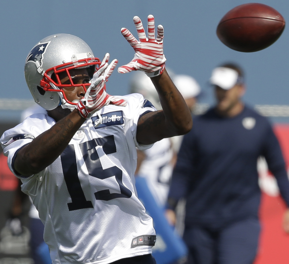 Reggie Wayne, after a 14-year career with the Indianapolis Colts, attempted to hook on with the New England Patriots at wide receiver but didn’t make it past the final round of cuts Saturday.