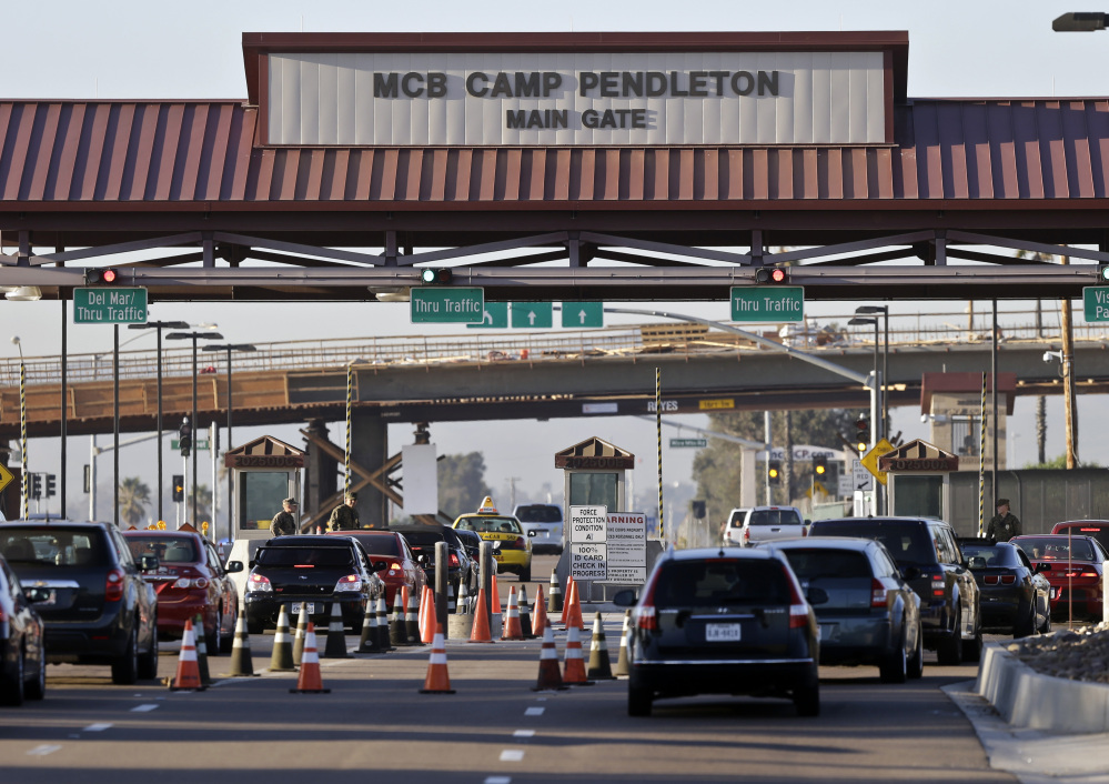 A truck rollover crash killed one Marine and injured 18 others at Camp Pendleton Marine Base in California.