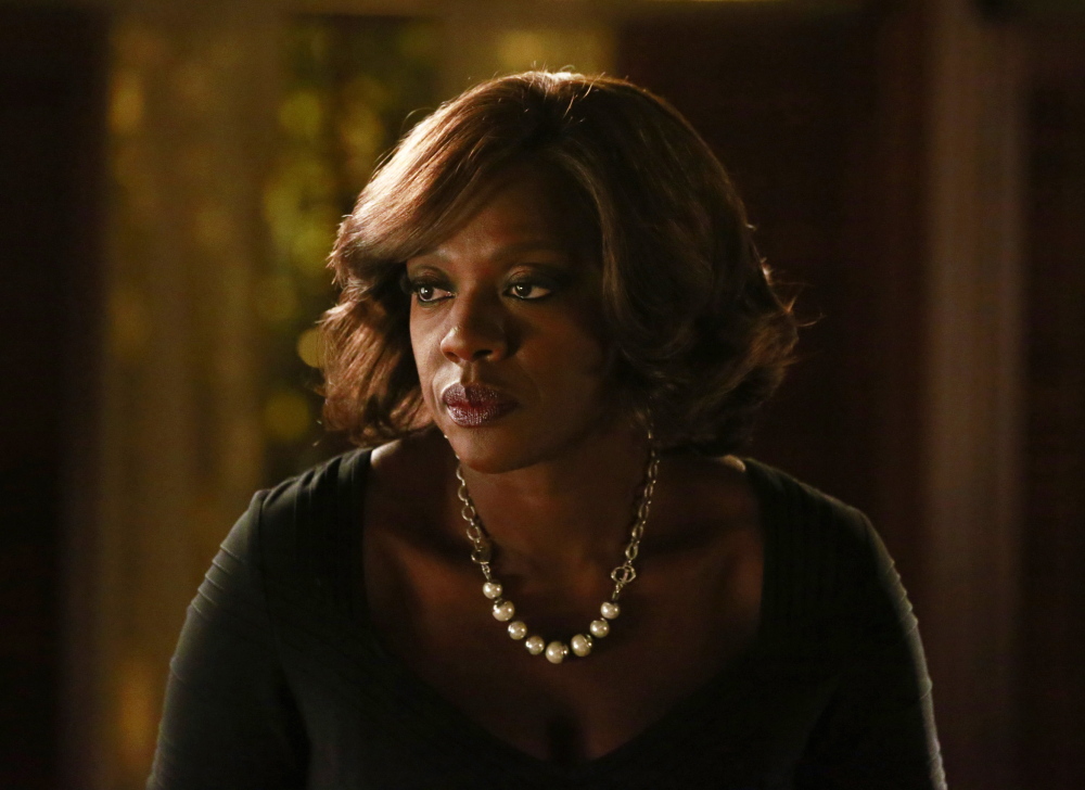 Viola Davis in “How to Get Away With Murder.” Davis is nominated for an Emmy for outstanding lead actress in a drama series. ABC