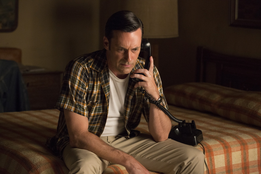 Jon Hamm in “Mad Men.” Hamm is nominated for an Emmy for outstanding lead actor in a drama series. AMC