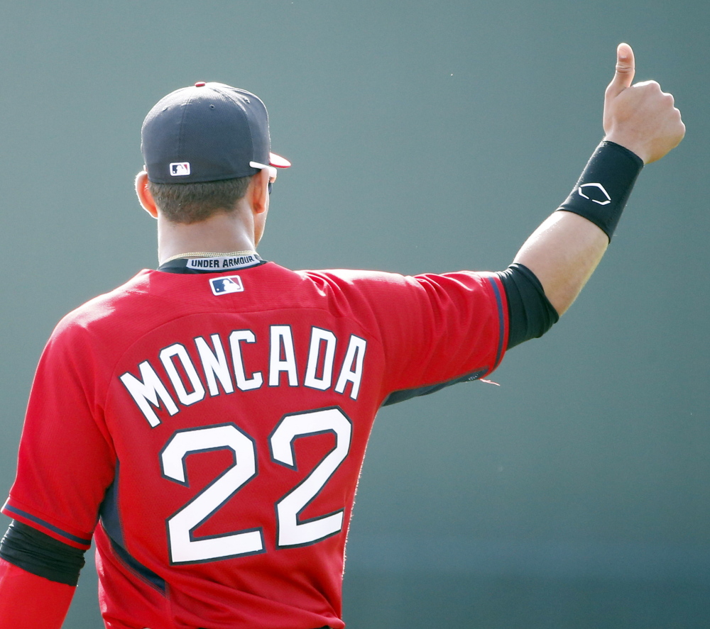 After a slow start, Yoan Moncada has drawn rave reviews in the Red Sox farm system. One scout compared him to Mike Trout.