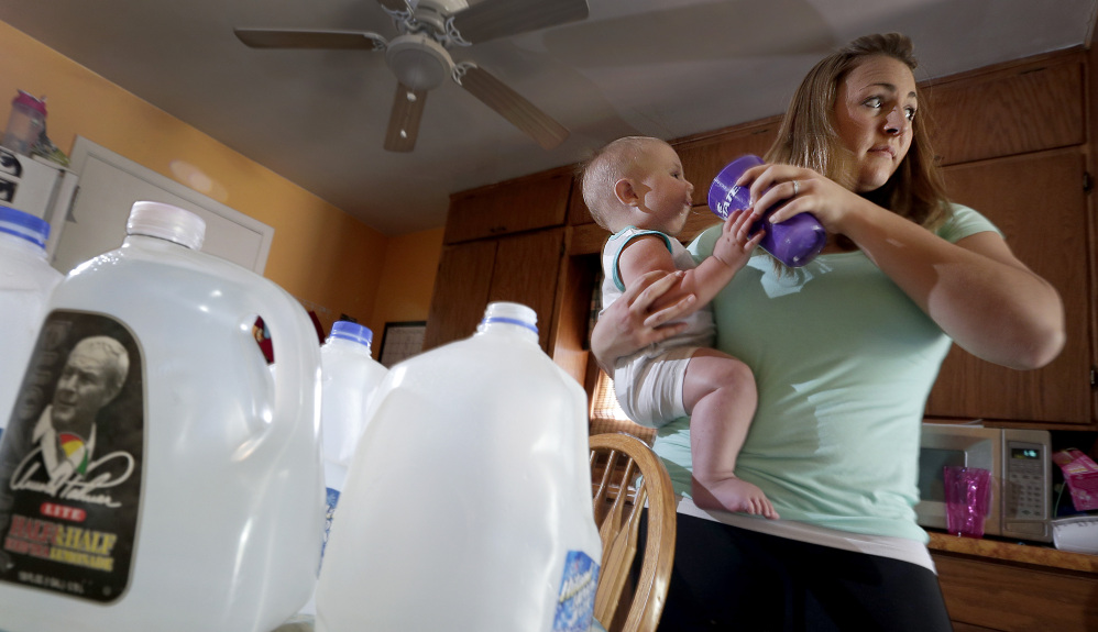 Emily Webb of Pretty Prairie, Kansas, never gave a second thought to her town’s water until she became pregnant and learned through a notice in the mail that the water could cause “blue baby” syndrome. Now she buys bottled water.