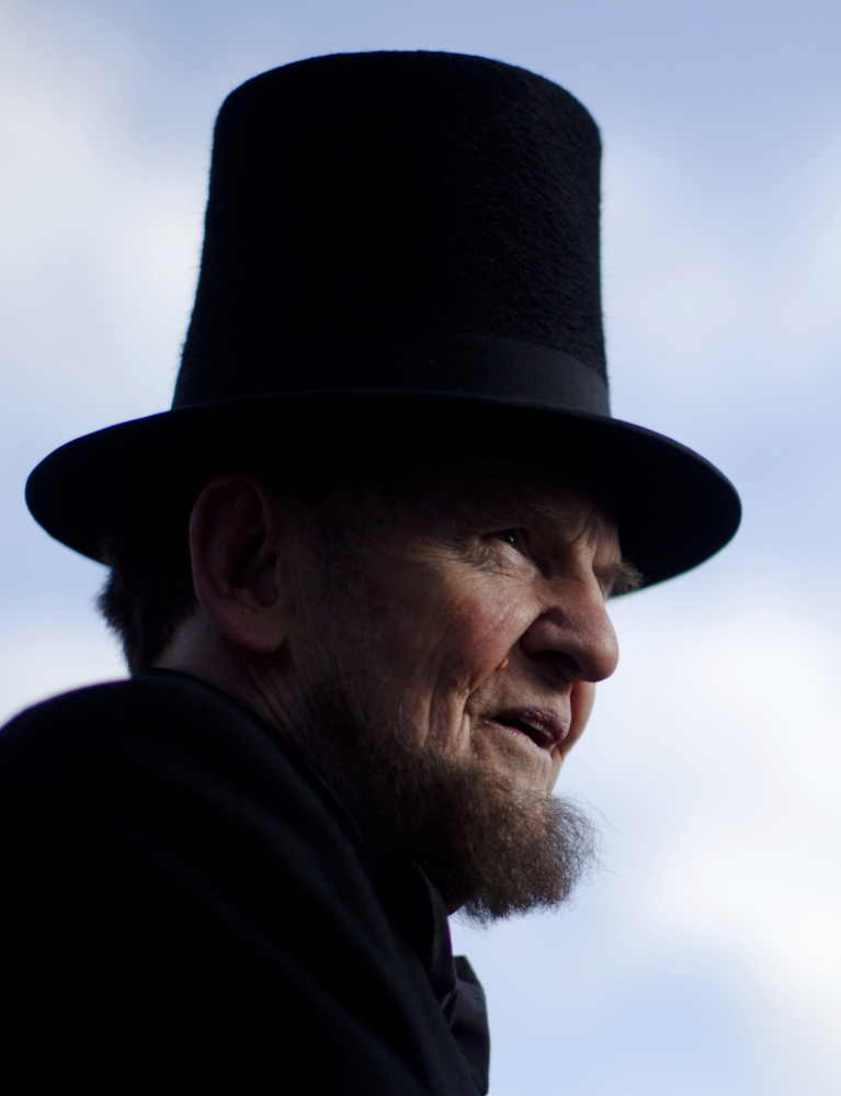 James Getty gave rousing recitations of the Gettysburg Address. The Associated Press 