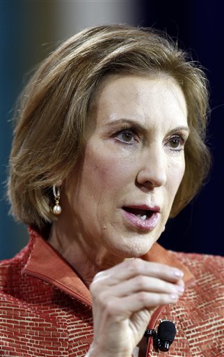 Republican Carly Fiorina dismissed Donald Trump's criticism of her appearance, saying that he's just reacting to her climb in the polls.