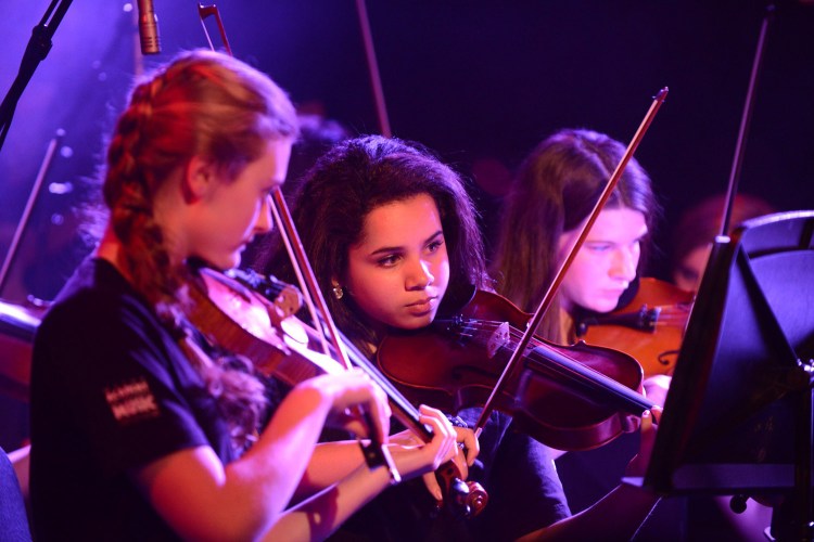 Maine Academy of  Modern Music's Maine Youth Rock Orchestra will perform during the organization's open house.