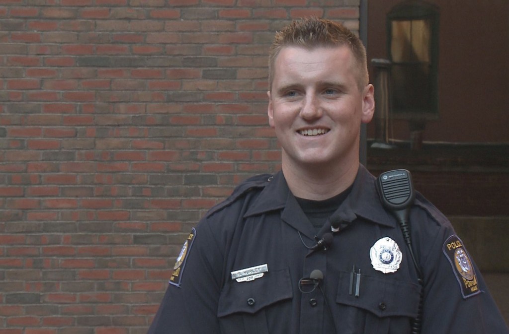 Officer Sean Hurley.
Courtesy WCSH-TV