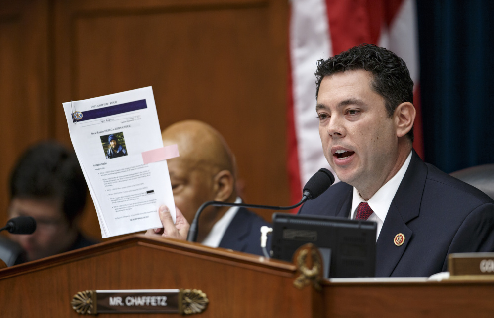 Rep. Jason Chaffetz, R-Utah, who is chairman of the House oversight committee, called Secret Service agents’ accessing of an old job application “intimidating.”