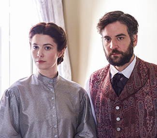 Mary Elizabeth Winstead and Josh Radnor in “Mercy Street,” a Civil War drama debuting in January on PBS.