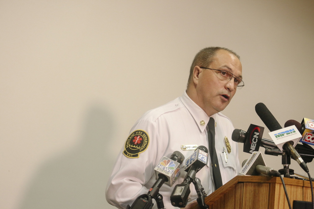 Portland Fire Chief Jerome LaMoria is resigning effective Oct. 20.