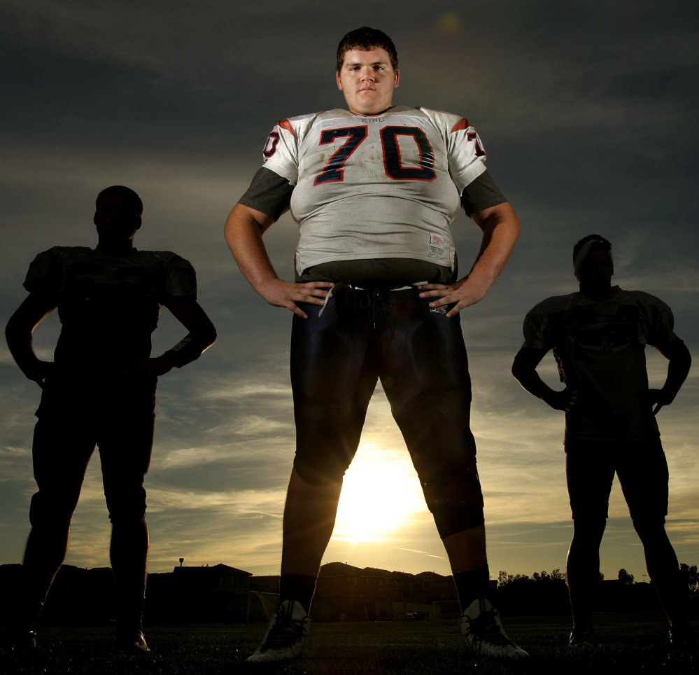 John Krahn of Martin Luther King High in Riverside, Calif., may not have the speed and athleticism for major college football. But gosh, he’s big. Bigger than any current National Football League player.