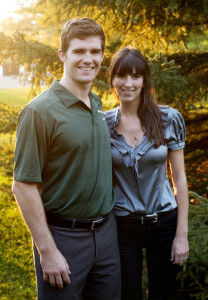 Travis Walsh and his wife, Chelsea, who got married July 25 in Maine. 