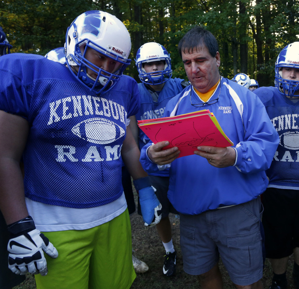 Coach Joe Rafferty has contributed to the Kennebunk team bonding, not just with a preseason camp but with Thursday morning pancake breakfasts.