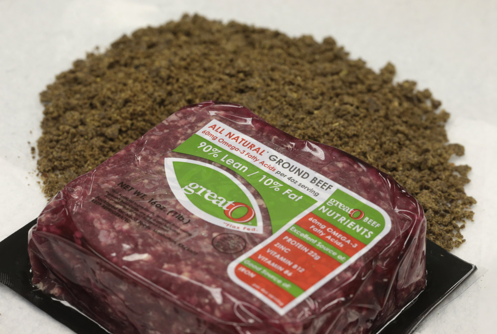 Ground beef with heart-healthy omega-3 fatty acids from a flaxseed supplement fed to the cows sold very well in a consumer test run in Texas, even when prices were higher.