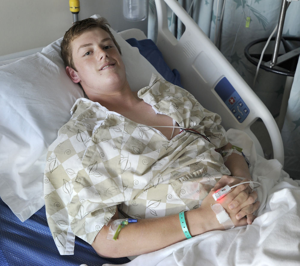 Leavitt Area High School football player Adam Smith suffered a spleen injury during a game this fall. A reader says Smith was lucky to receive quick, competent health care at Greely High School.