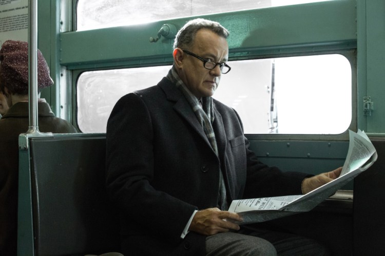 Tom Hanks as lawyer James Donovan.