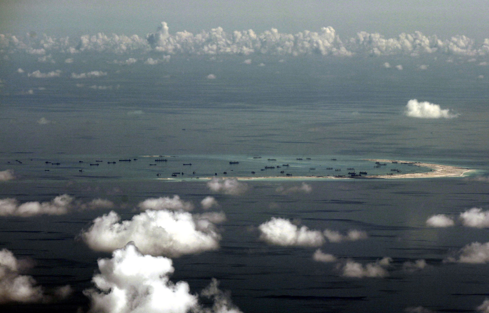 China’ has created man-made islands that have been in dispute in the South China Sea