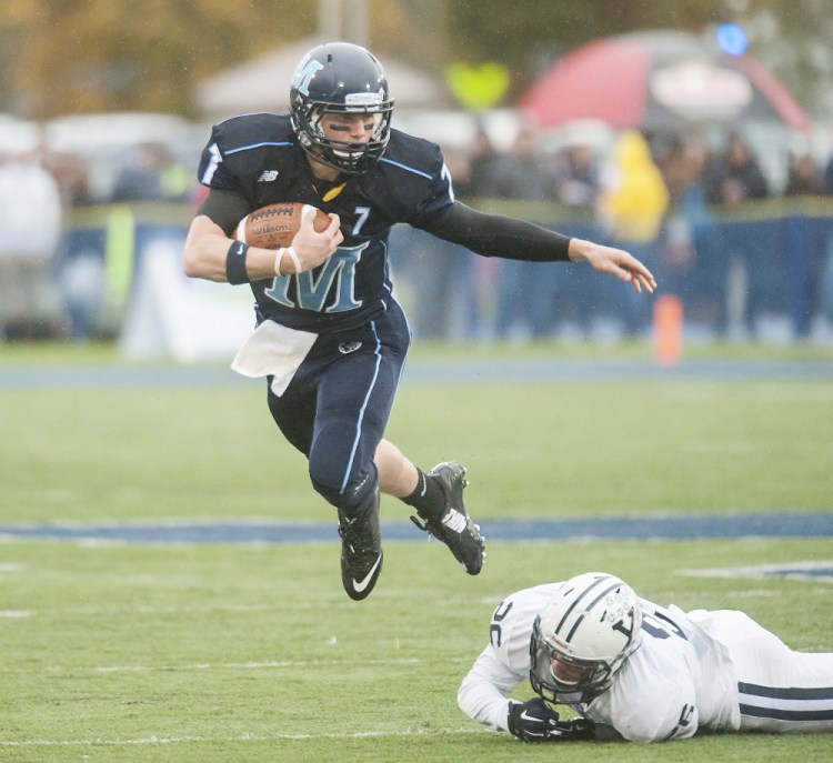 Dan Collins will be in the running to be the University of Maine's starting quarterback this fall. 