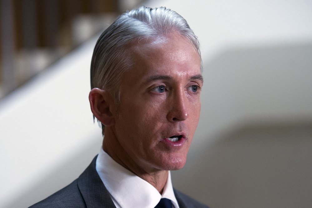 House Select Committee on Benghazi Chairman Trey Gowdy, R-S.C., above, faces scrutiny from Rep. Elijah Cummings, D-Md., below, and Cummings’ staff.