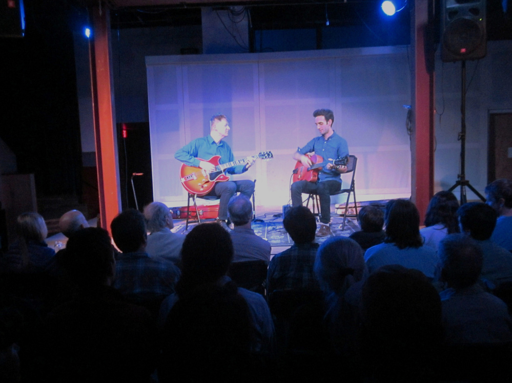 Nels Cline and Julian Lage at SPACE Wednesday.