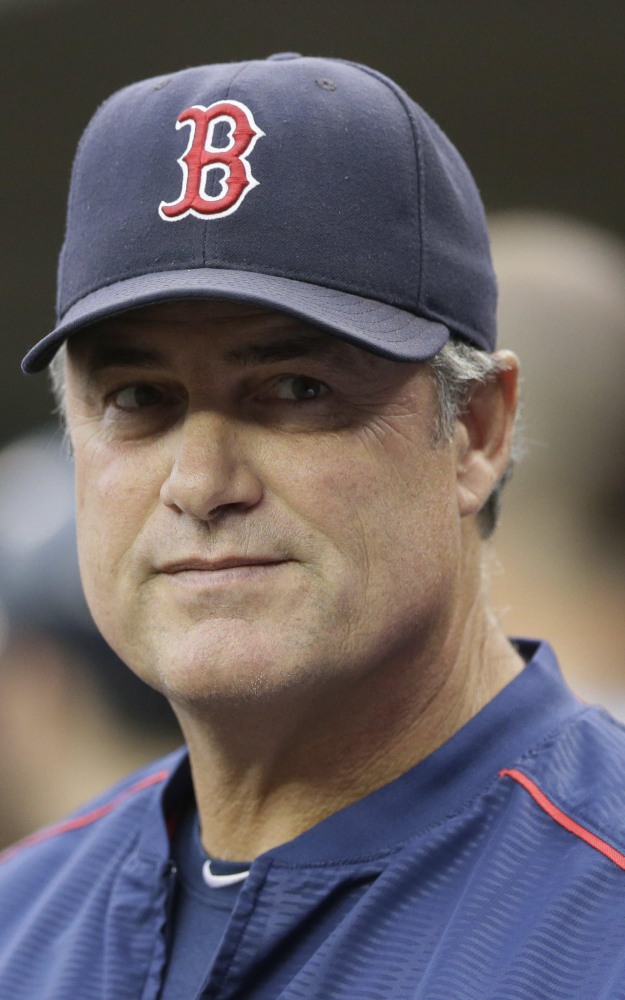 Manager John Farrell was not aware of the team's electronic sign stealing, the Red Sox told Major League Baseball investigators.