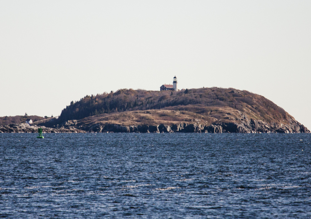 The Seguin Island Lighthouse, just off Popham Beach, is said to be haunted by the victim of an ax murder-suicide in the early 1800s, according to Sally Lobkowicz, the director of Red Cloak Haunted History Tours. Lobkowicz led Maine Maritime Museum’s first haunted lighthouse tour last week, an event that drew 30 hardy souls.